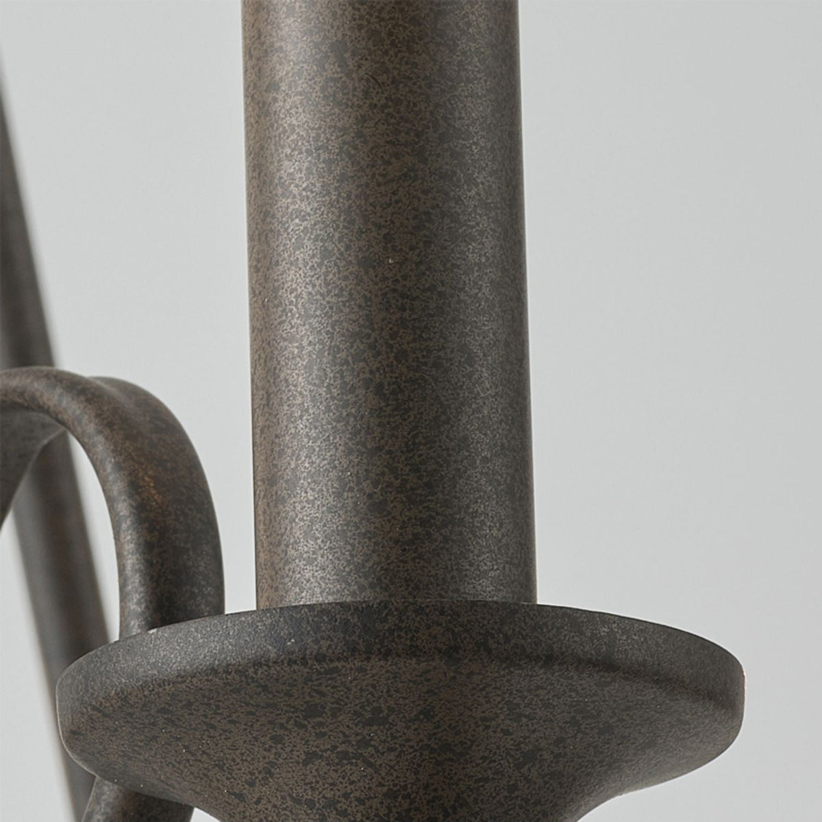 Dvaluvyu candelabru din metal, vintage, industrial
