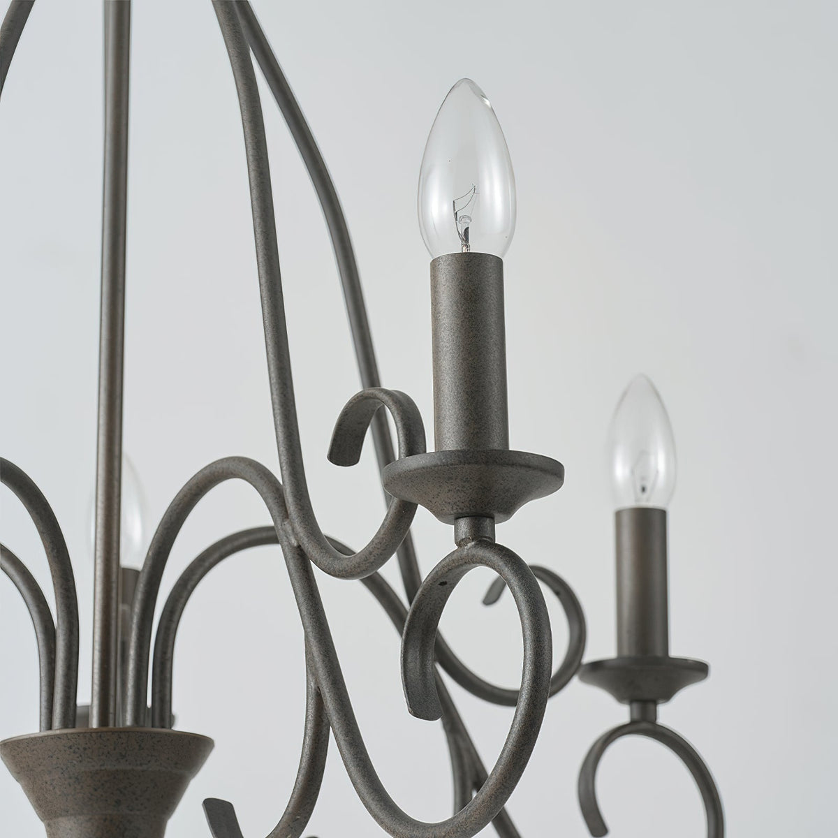 Dvaluvyu candelabru din metal, vintage, industrial