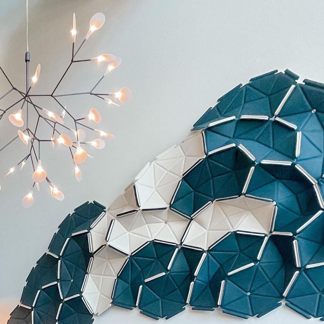 Candelabru negru Firefly LED