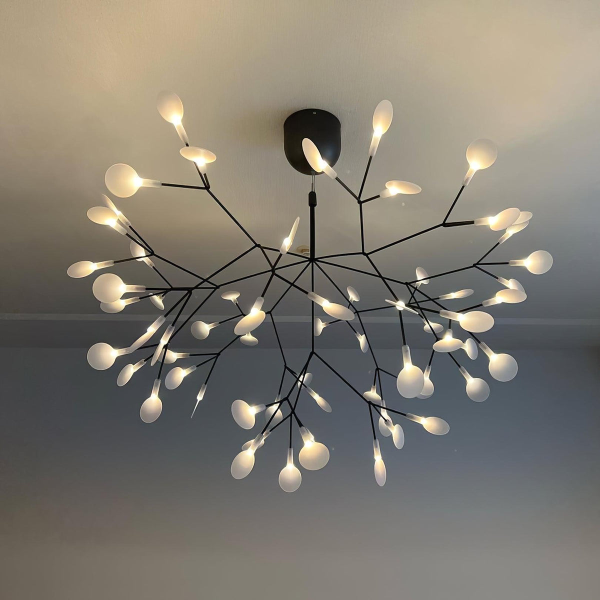 Candelabru negru Firefly LED