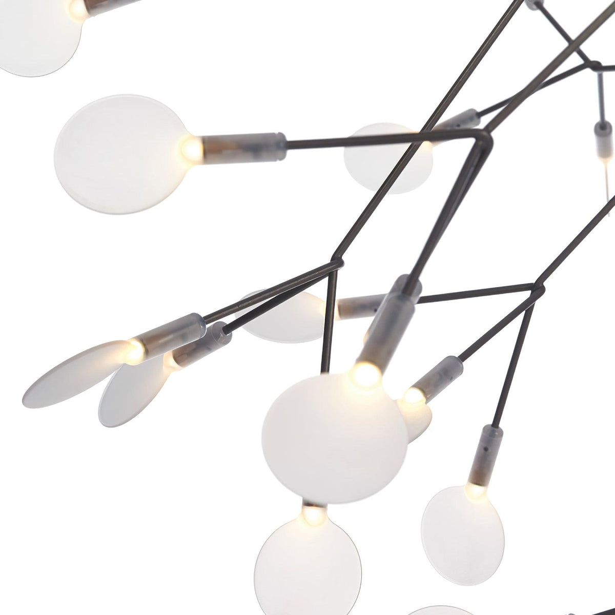 Candelabru negru Firefly LED
