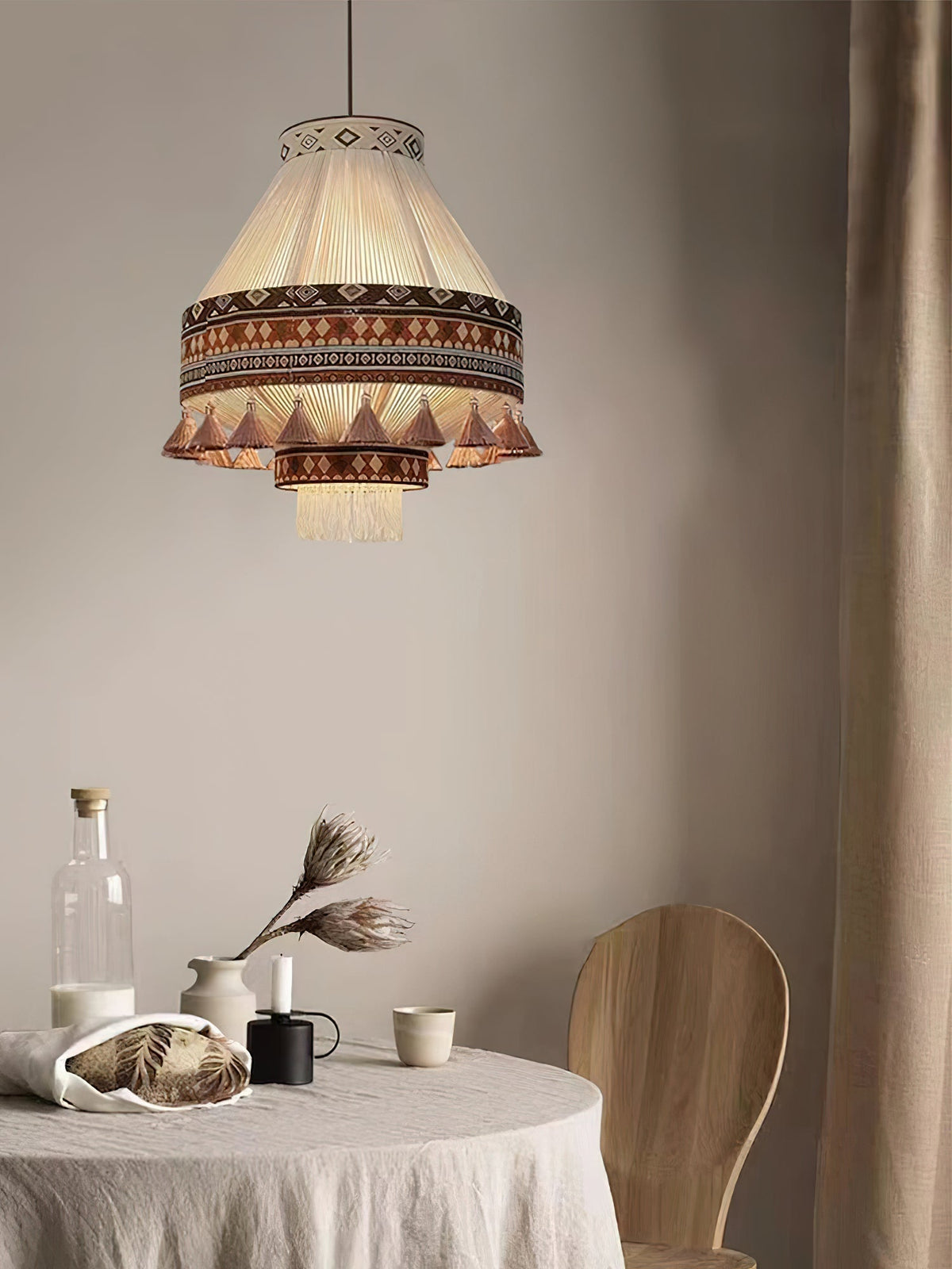 Calyce lampă suspendată Cozy din Textil