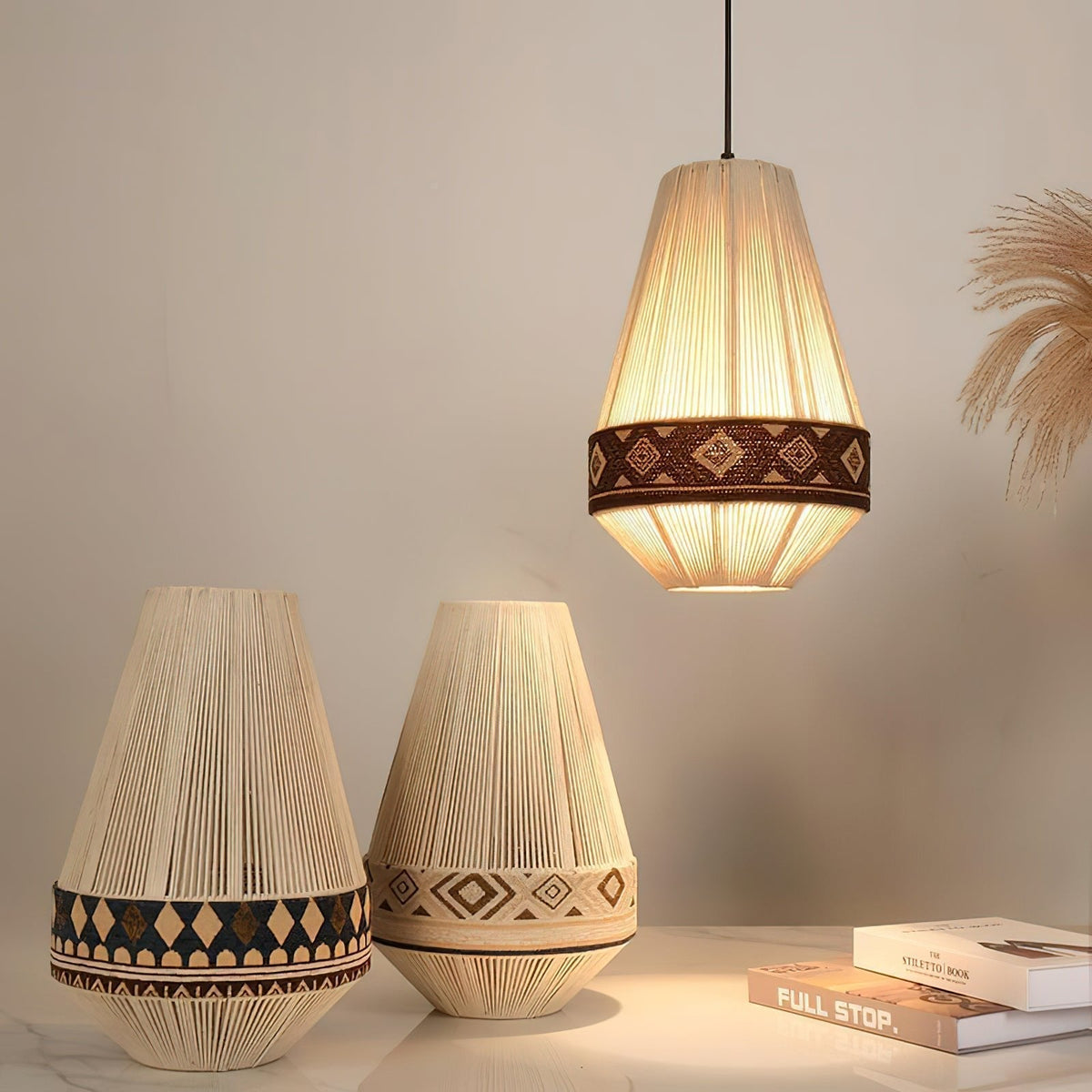 Calyce lampă suspendată Cozy din Textil