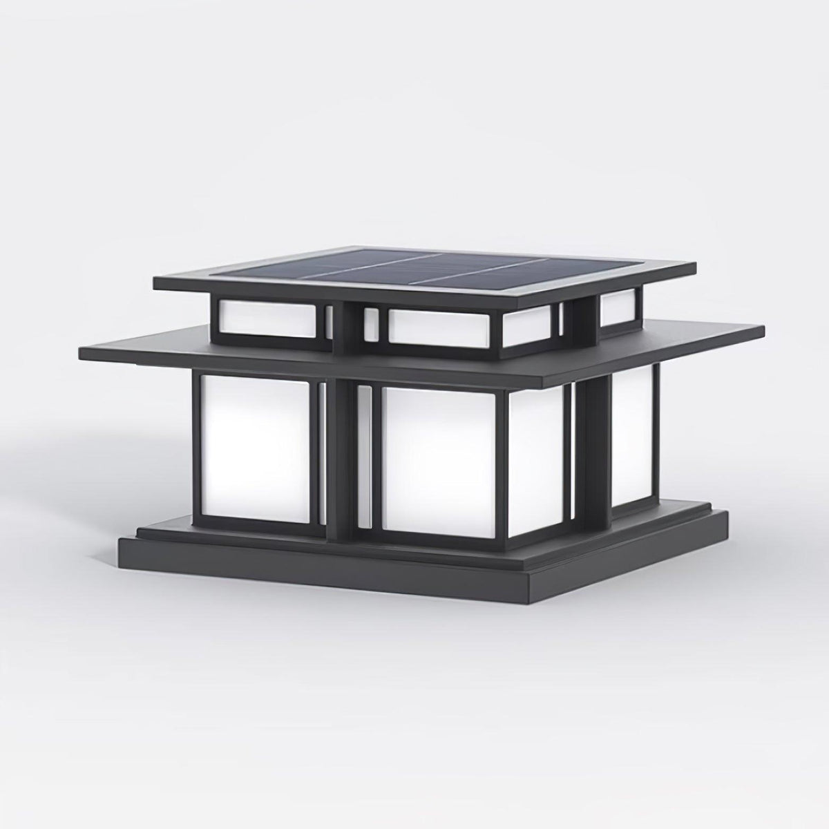 Milo Pillar Solar /cu conexiune electrică fixă lampă de perete pentru exterior