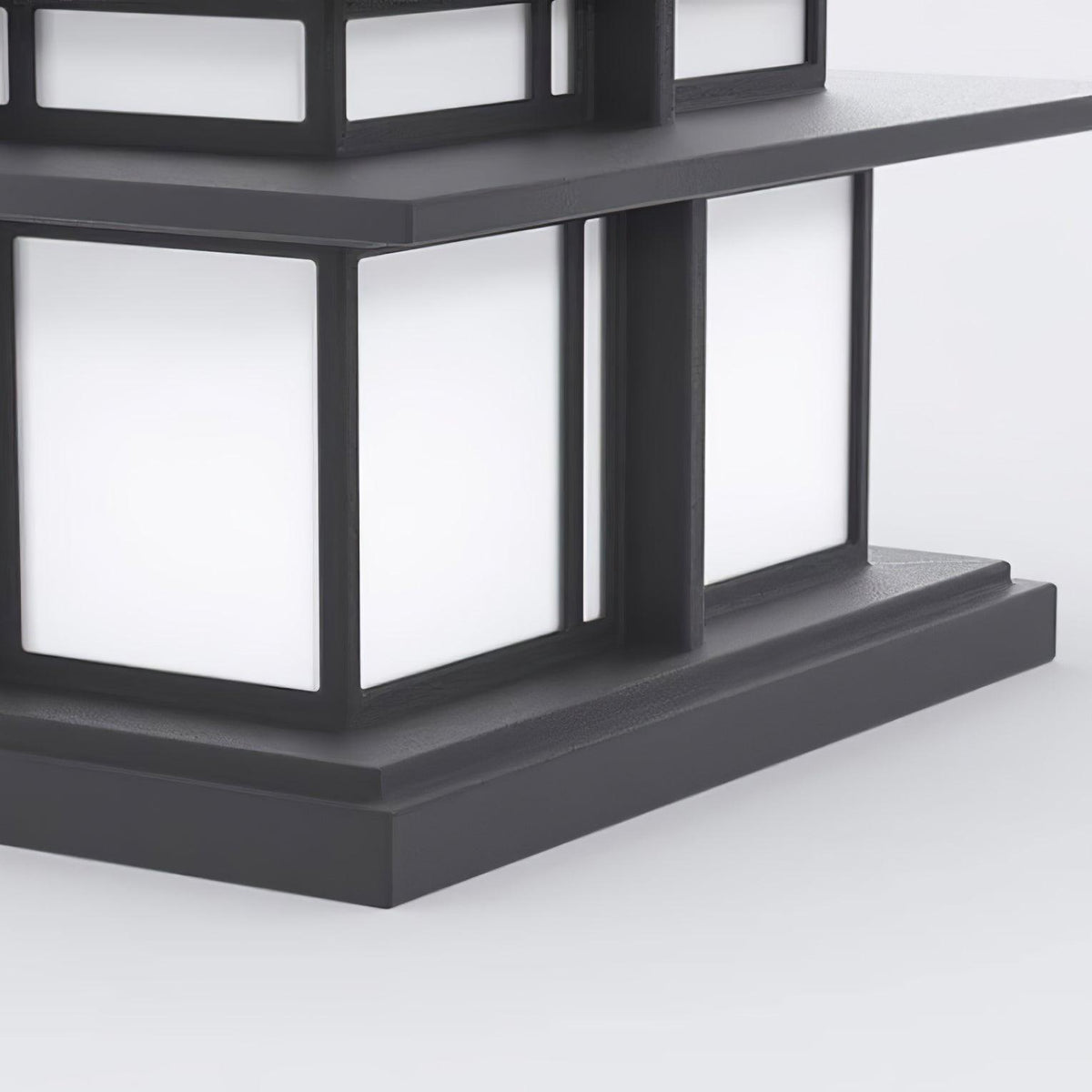 Ebon corp de iluminat pentru exterior, modern