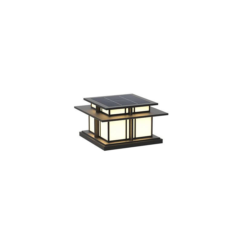 Milo Pillar Solar /cu conexiune electrică fixă lampă de perete pentru exterior