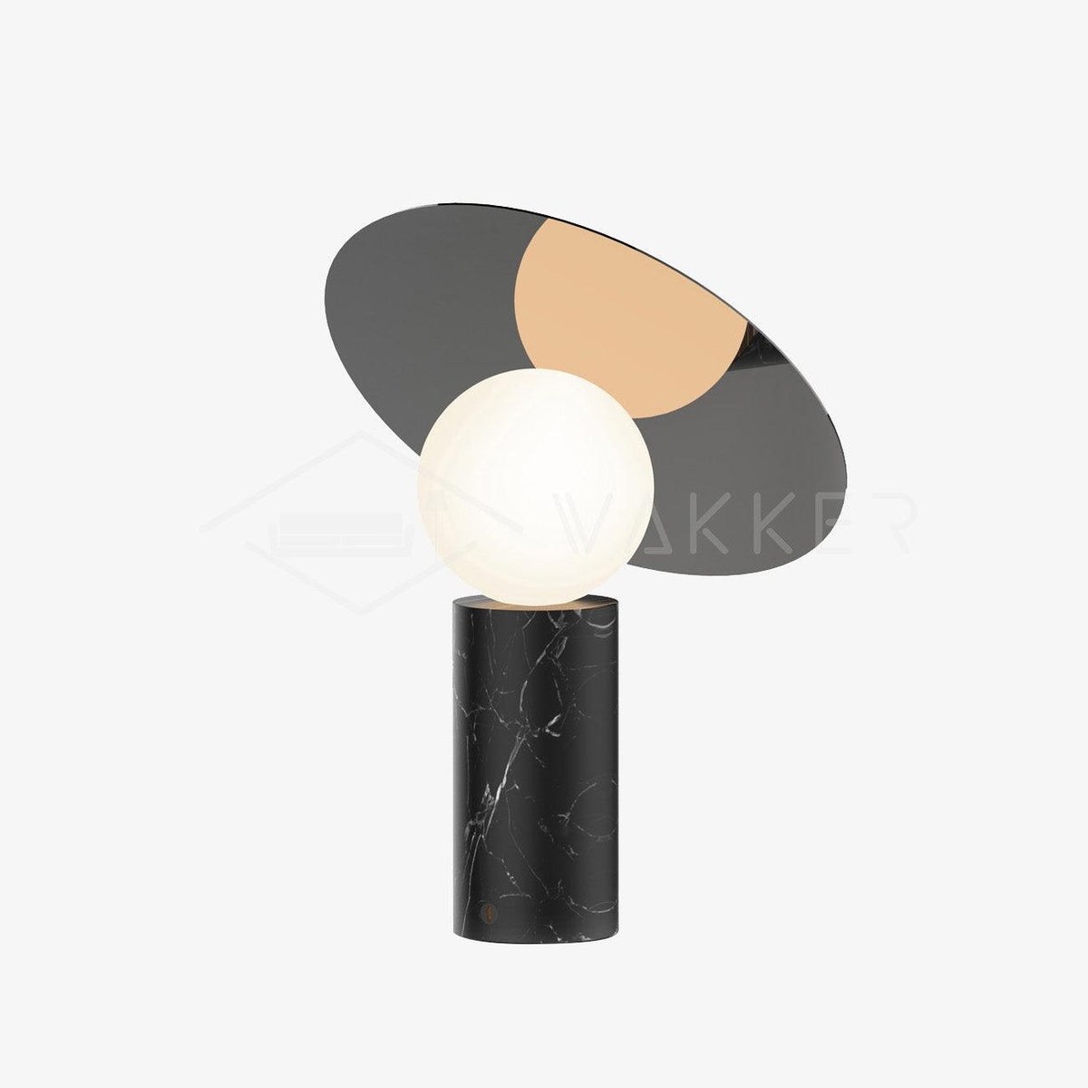 Dila lampă de masă minimalistă din marmură