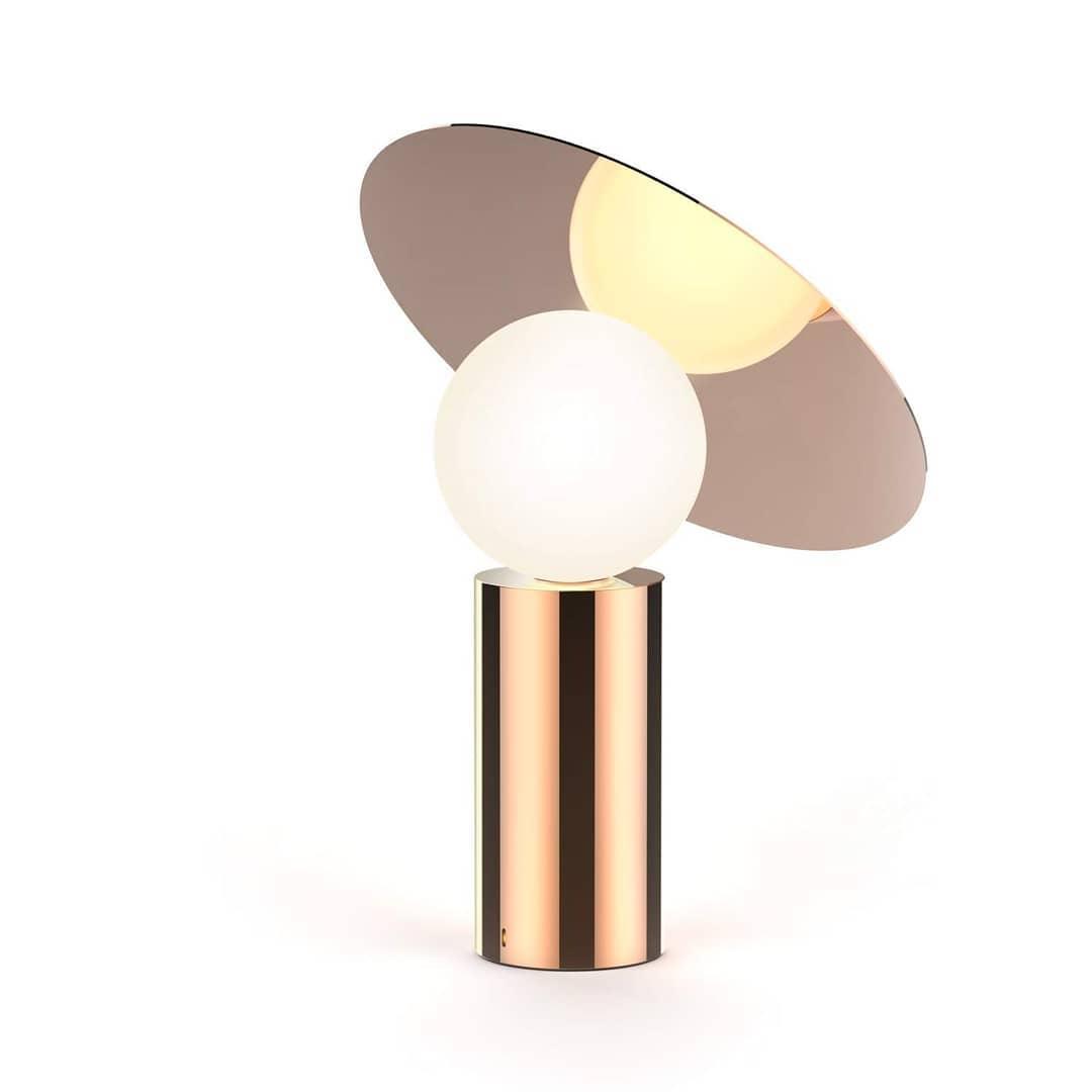 Dila lampă de masă minimalistă din marmură