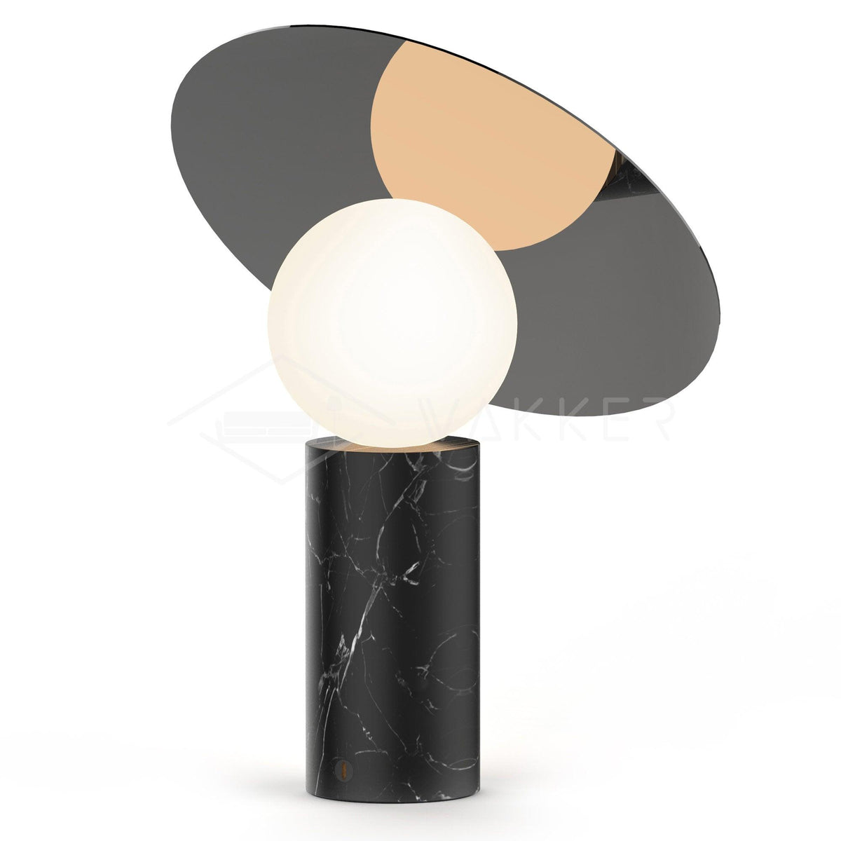 Dila lampă de masă minimalistă din marmură
