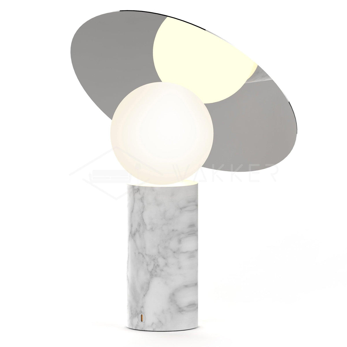 Dila lampă de masă minimalistă din marmură