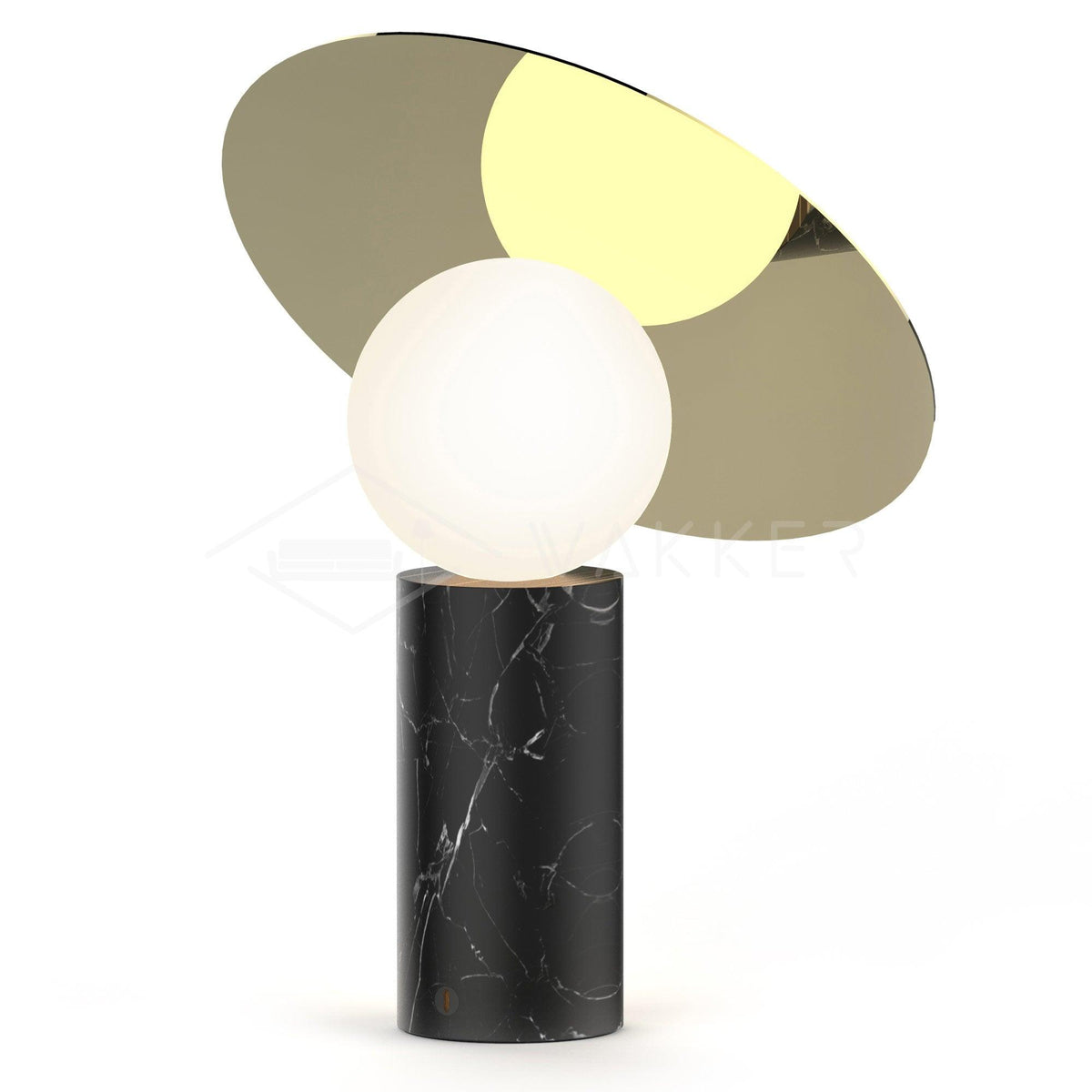 Dila lampă de masă minimalistă din marmură