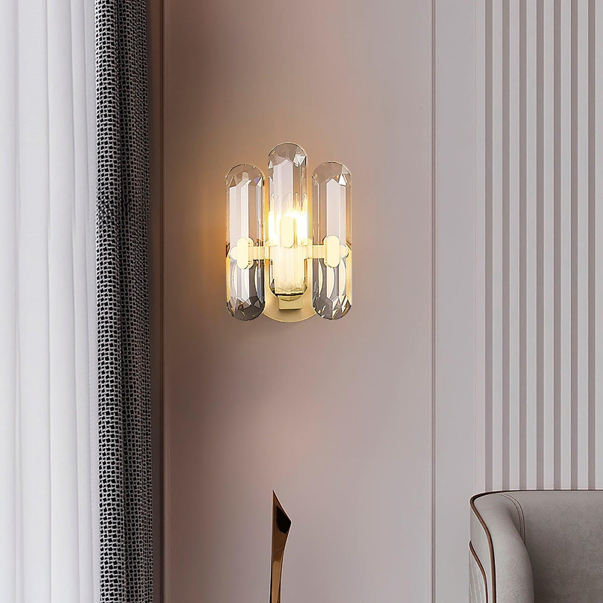 Gevon aplică de perete Postmodernă Lux cristal