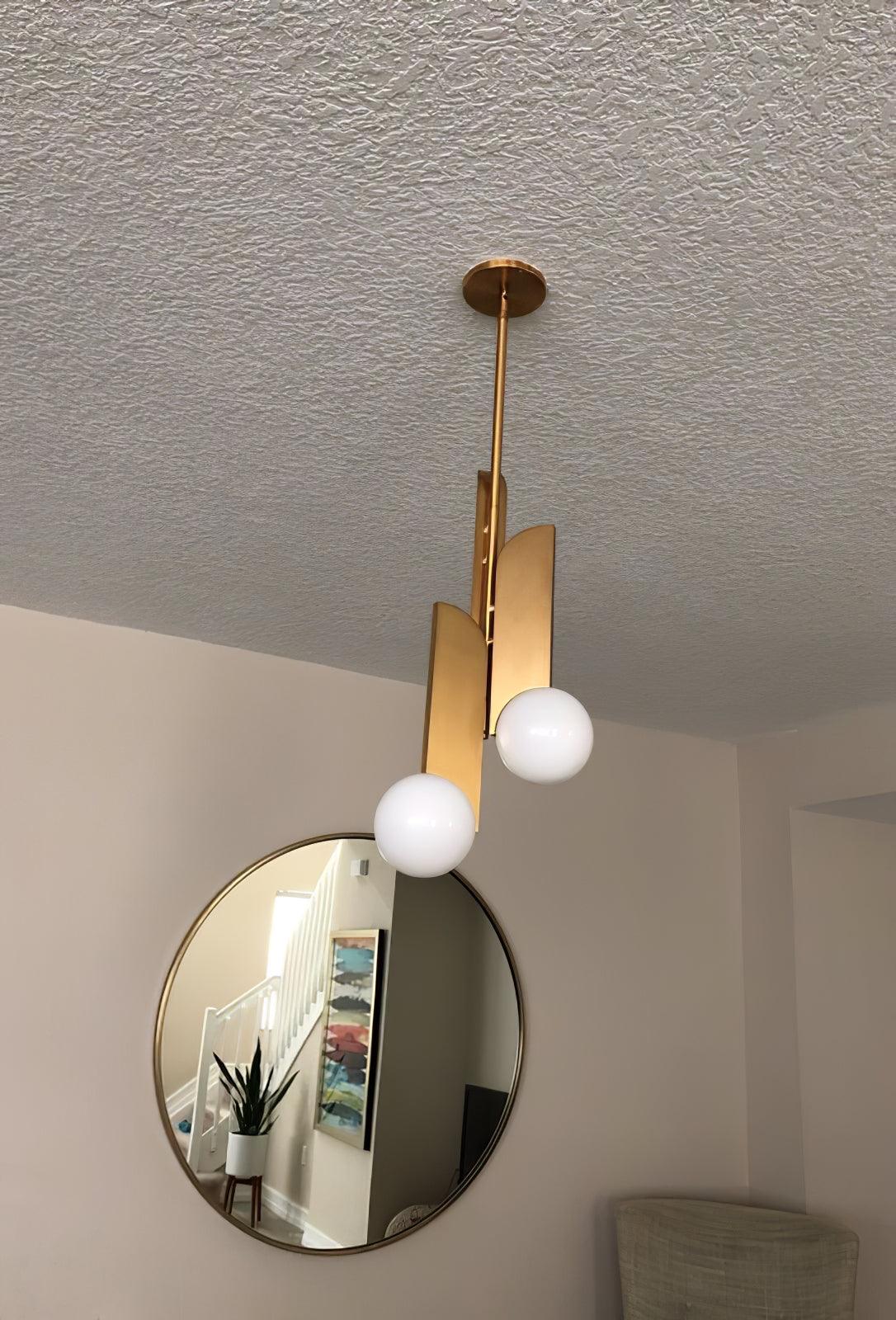 Eirelelia lampă suspendată din sticlă, elegantă
