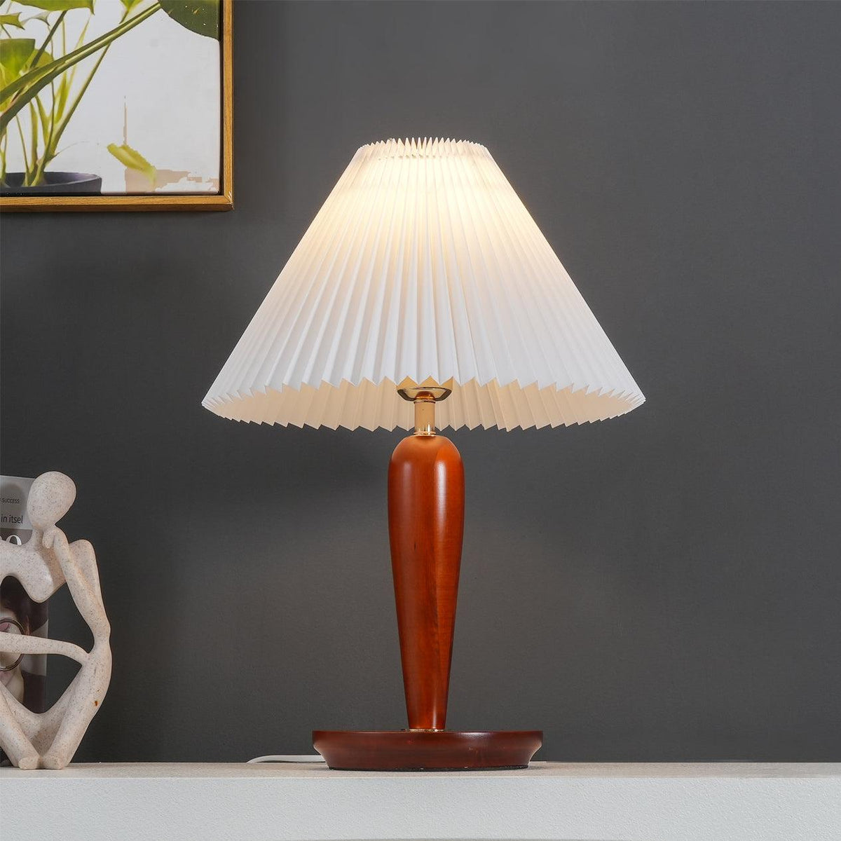 Linorelia lampă de masă modernă cu abajur textil