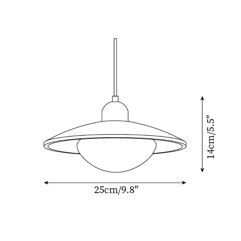 Luxen lampă suspendată din travertin, minimalistă