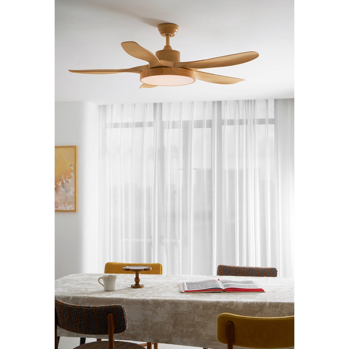 Teriinena ventilator de tavan cu lumină