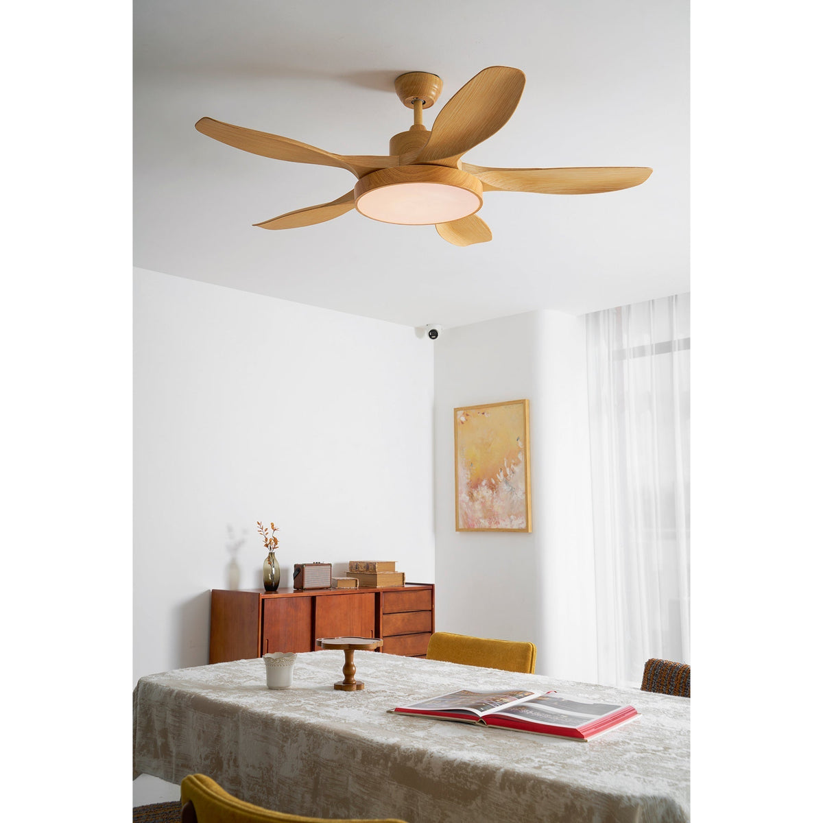 Teriinena ventilator de tavan cu lumină