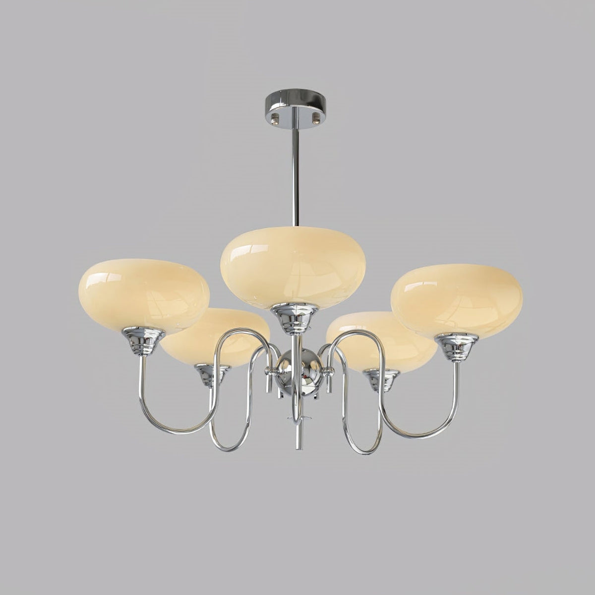 Arisha candelabru din metal și sticlă, vintage, LED, pentru living