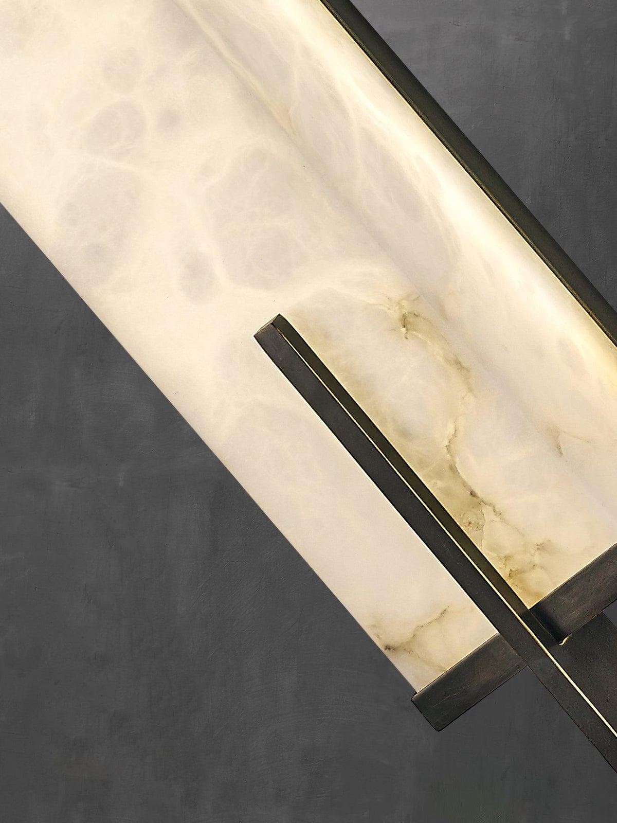 Komino Rectangular aplică de perete din alabastru
