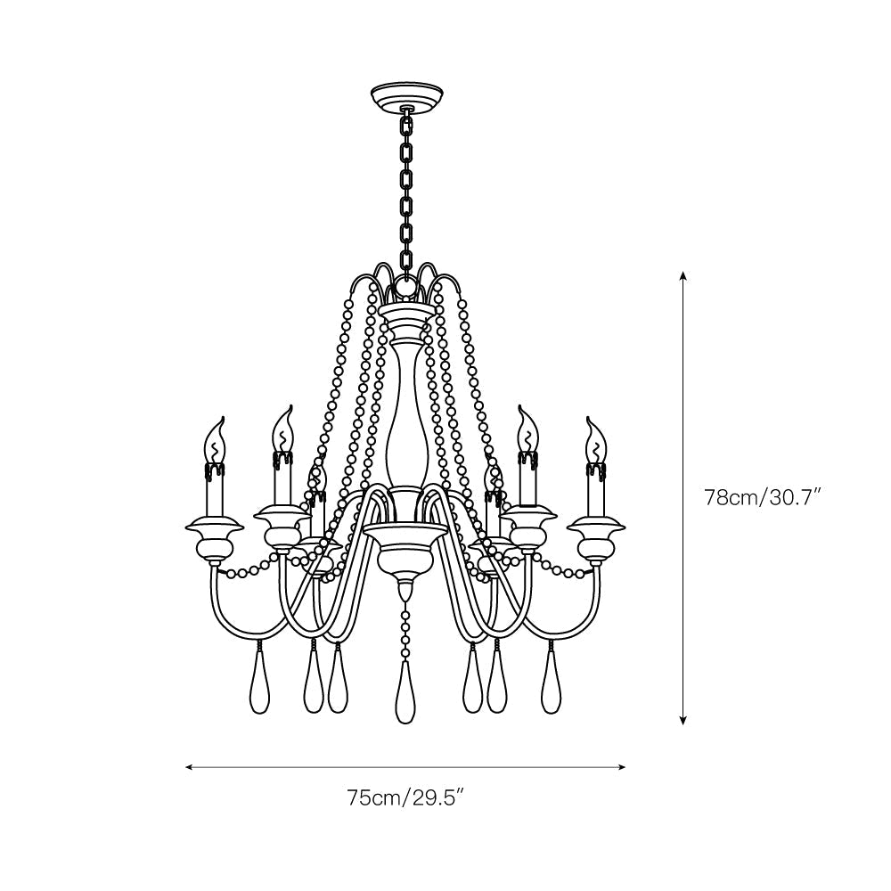 Veloian candelabru