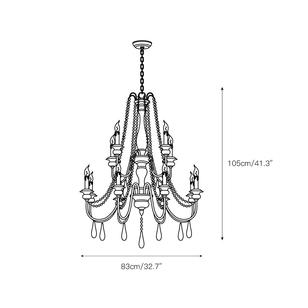 Veloian candelabru