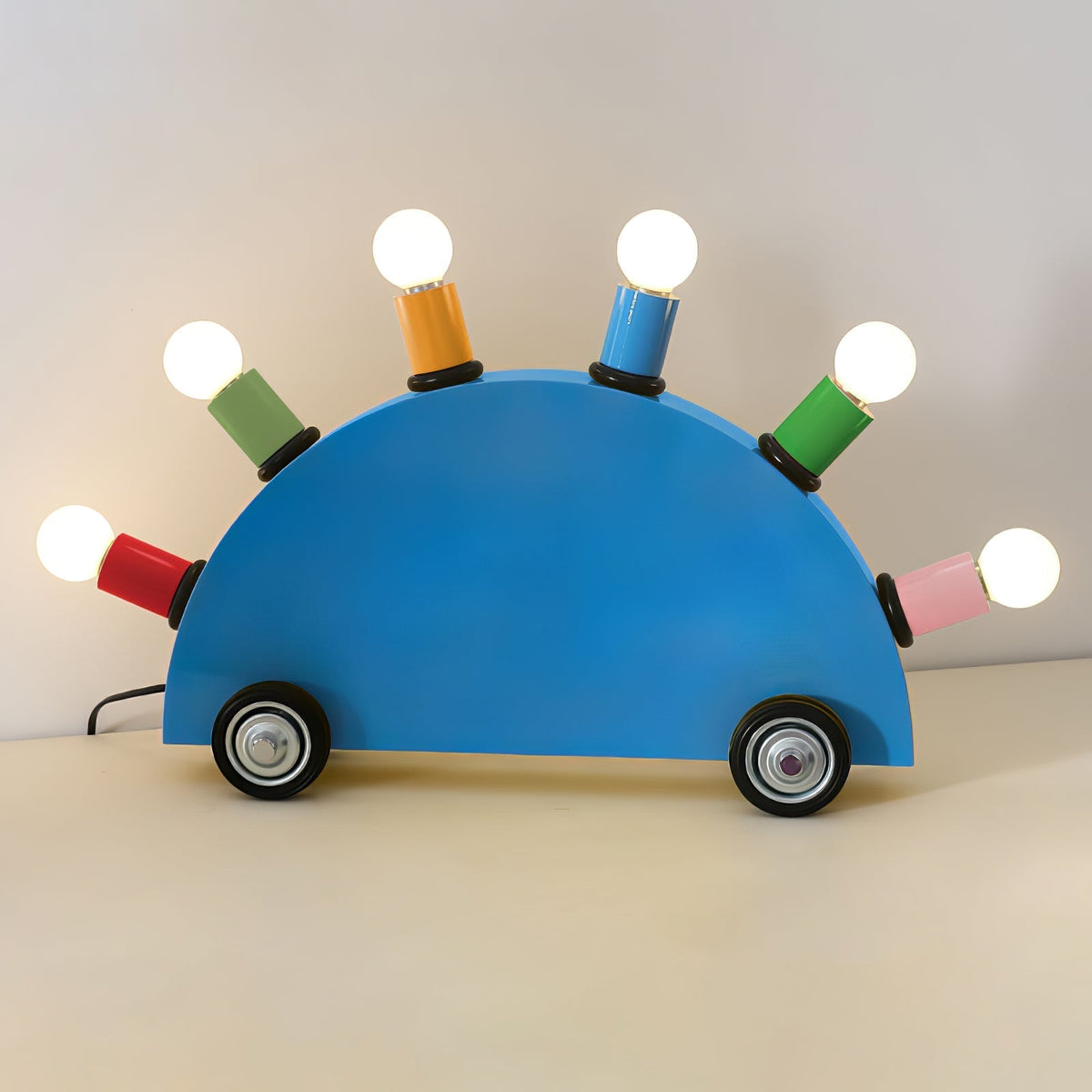 Mirerette lampă de masă Mașină colorată pentru cameră de copii