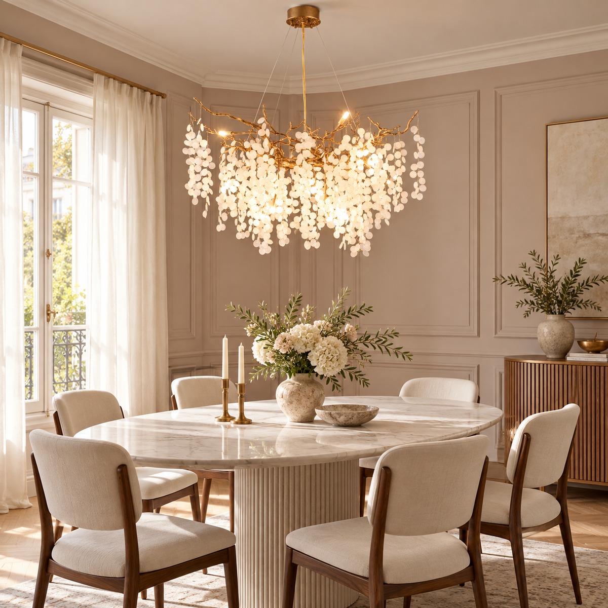 Greshmont candelabru ramură cascadă
