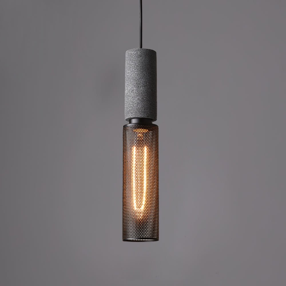 Lumeraine Cement Mesh lampă suspendată
