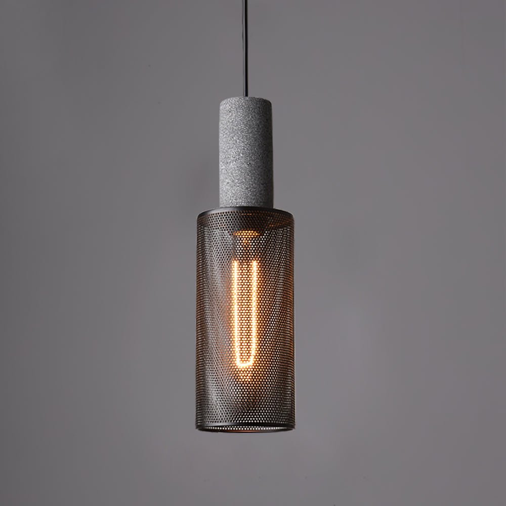 Lumeraine Cement Mesh lampă suspendată