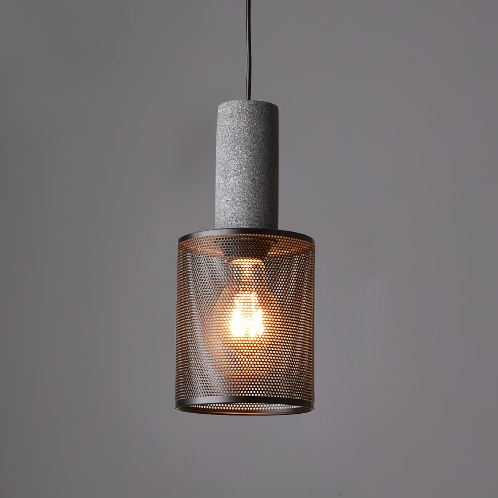 Lumeraine Cement Mesh lampă suspendată