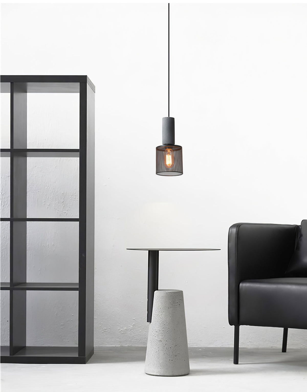 Lumeraine Cement Mesh lampă suspendată