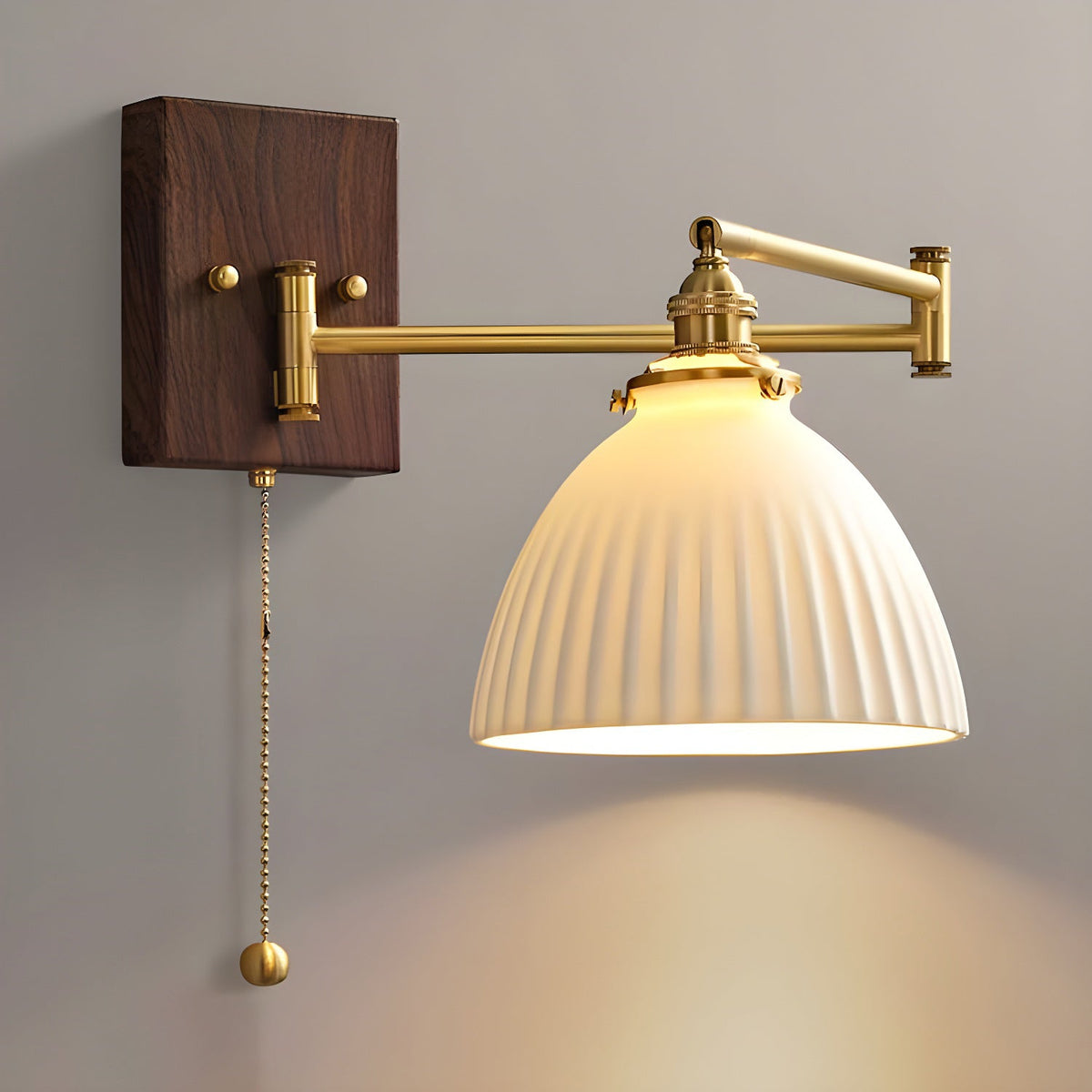 Elioaya aplică de perete unică cu geometrie ceramică și metal