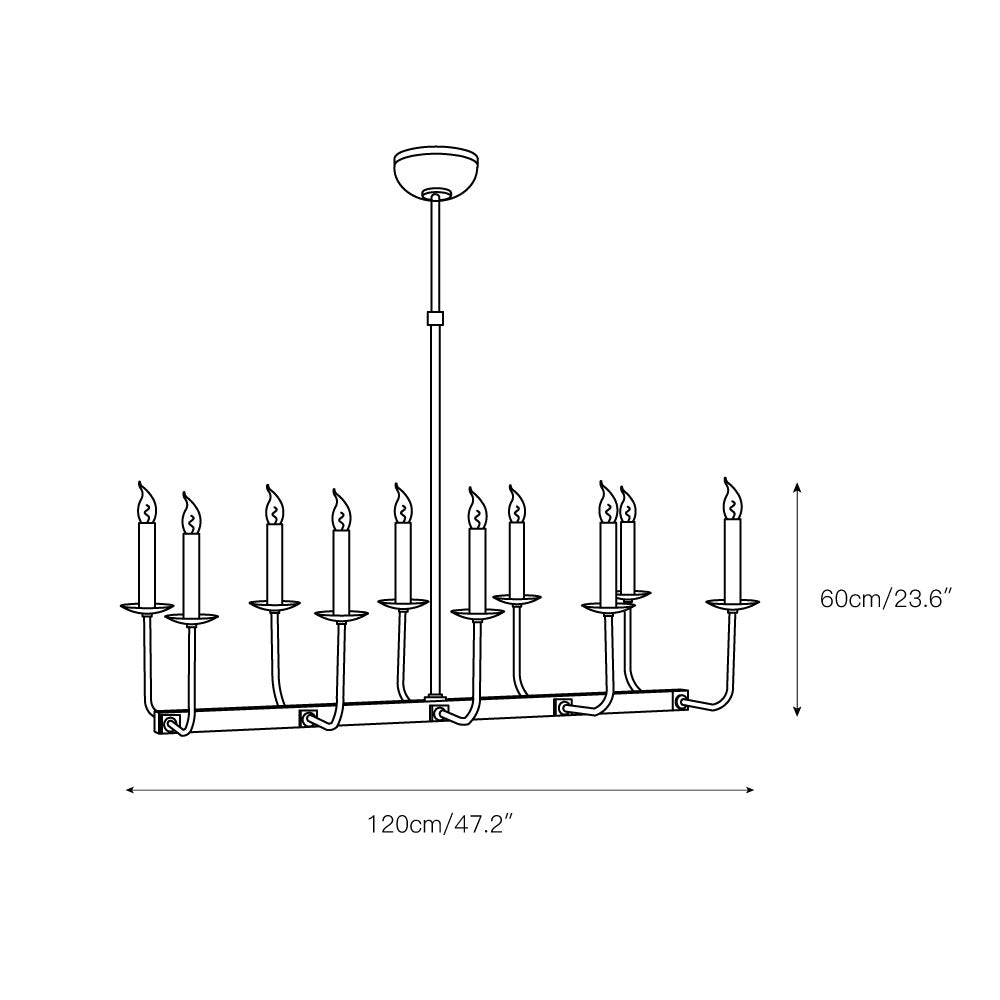 Avenerira candelabru liniar