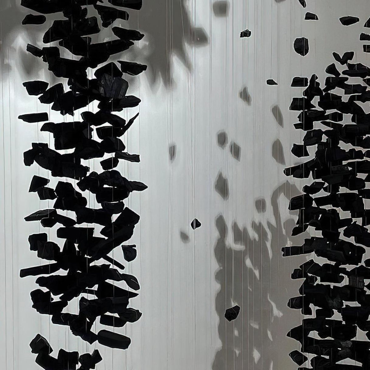 Glyph candelabru din piatră, minimalist