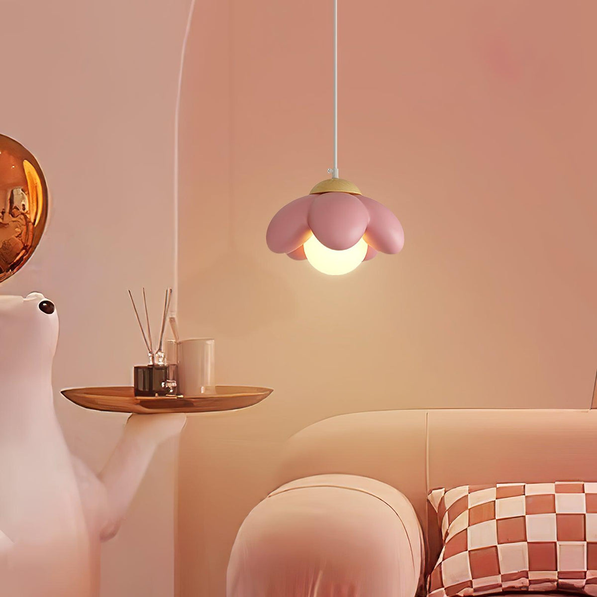 Clae lampă suspendată Artistică Cozy din Rășină
