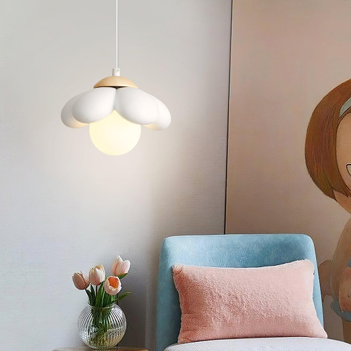 Clae lampă suspendată Artistică Cozy din Rășină