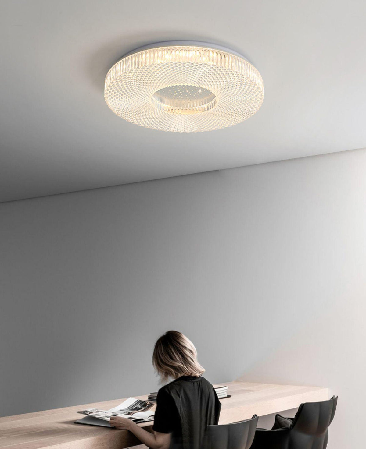 Lucalella plafonieră din acril, de lux, LED, pentru living