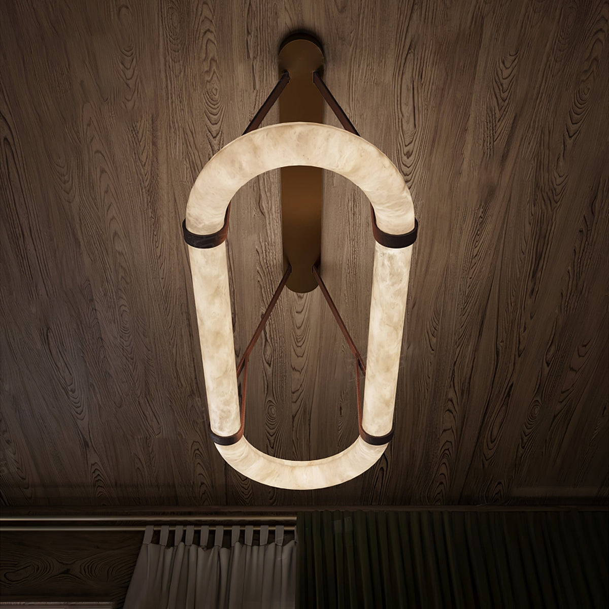Solis candelabru din alabastru