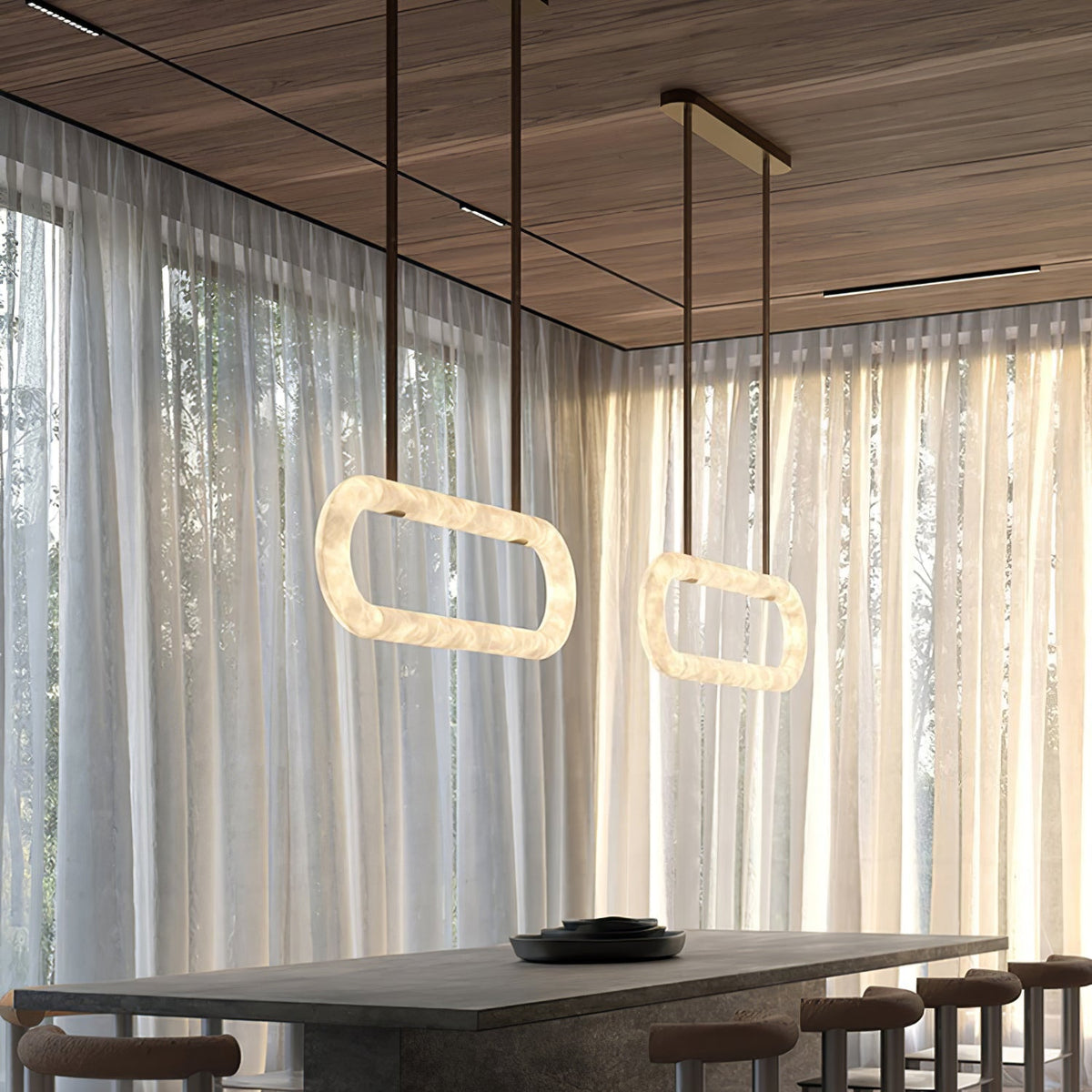 Solis candelabru din alabastru