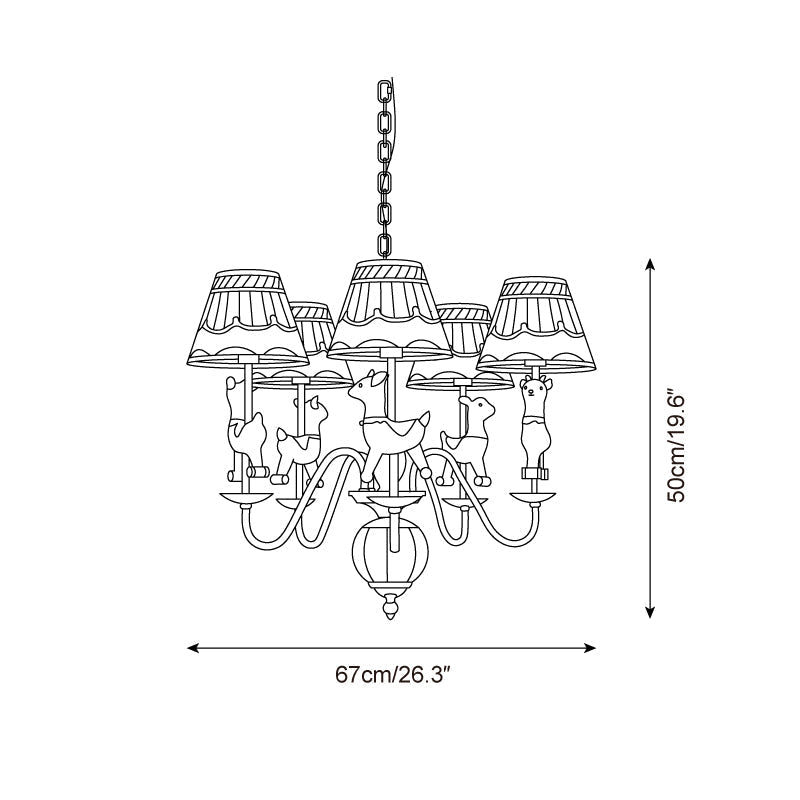 Solvian candelabru Carousel Copilărie Plăcut