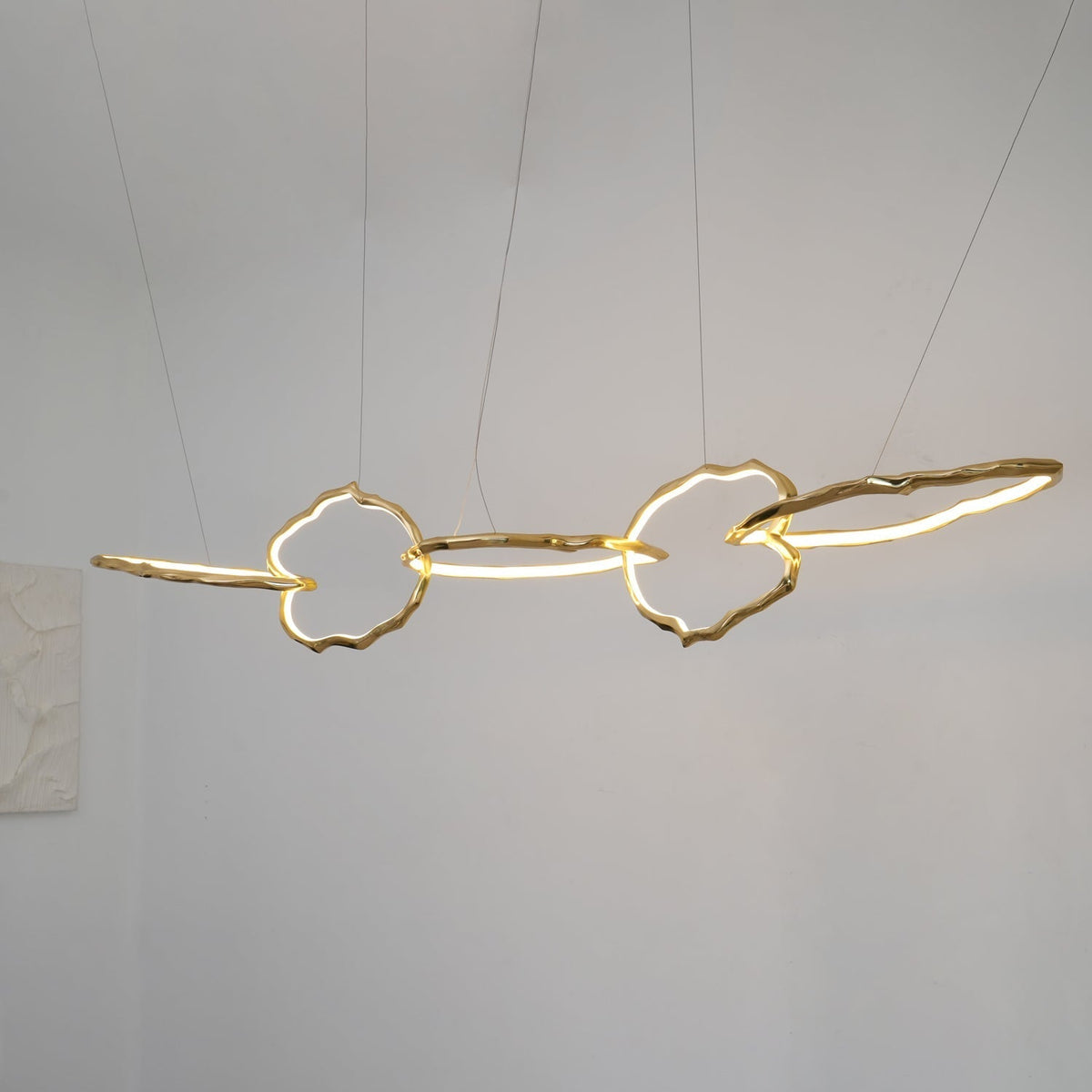 Aballs Cloud Rings Series candelabru din alamă