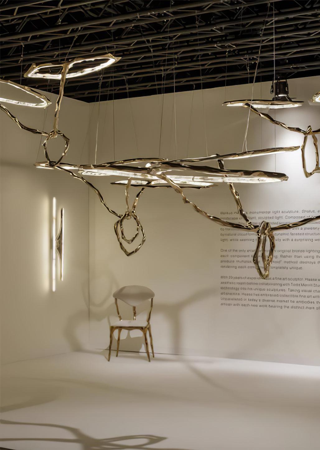 Aballs Cloud Rings Series candelabru din alamă
