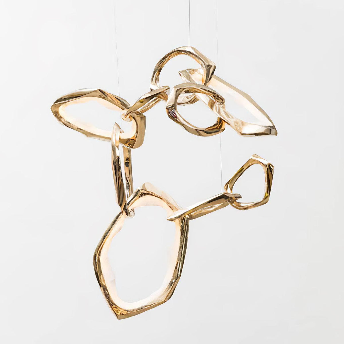 Aballs Cloud Rings Series candelabru din alamă