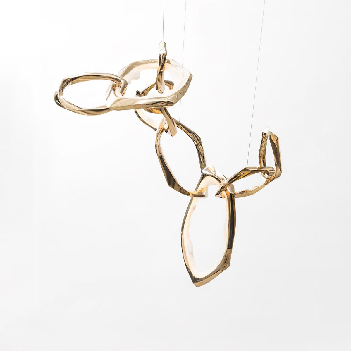 Aballs Cloud Rings Series candelabru din alamă