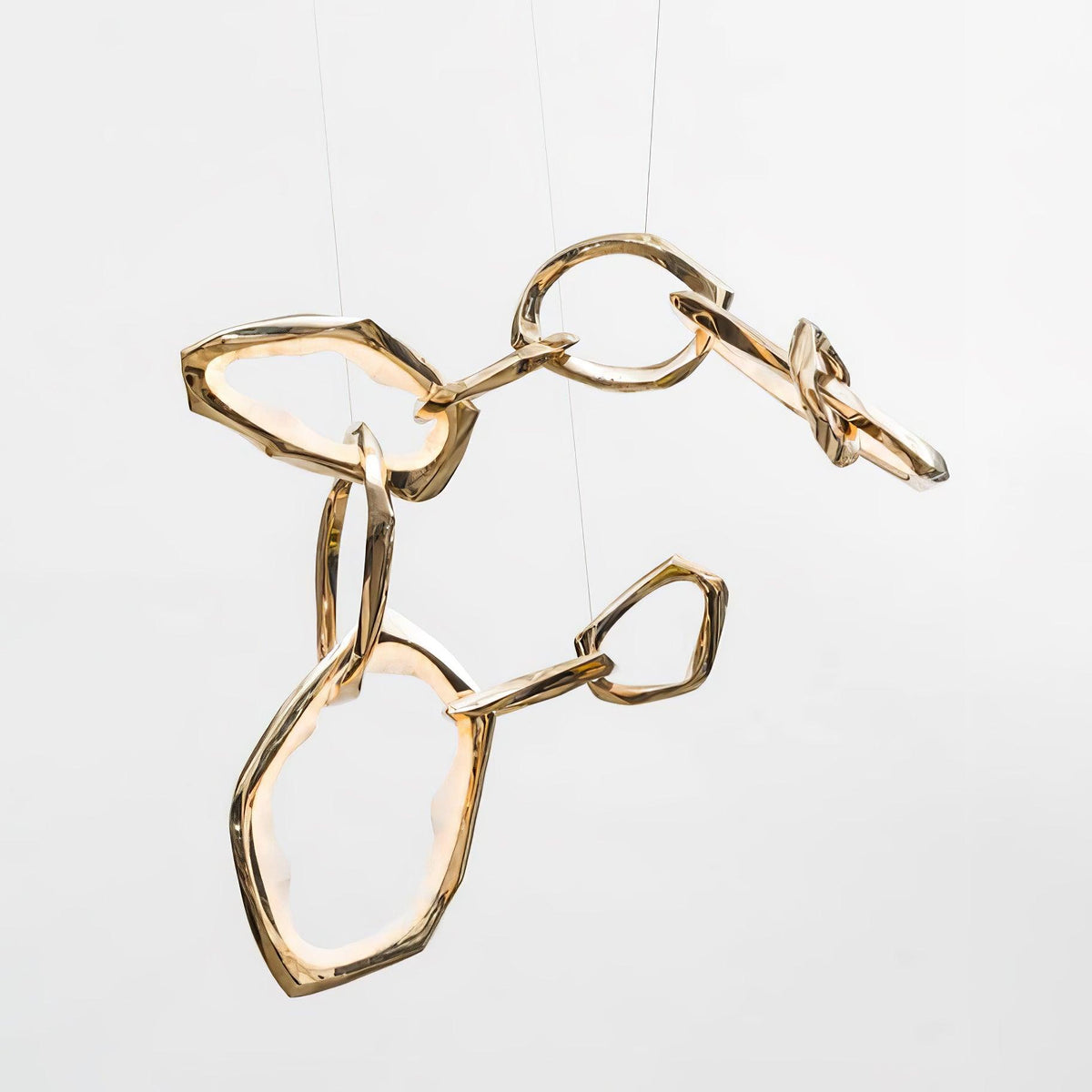 Aballs Cloud Rings Series candelabru din alamă