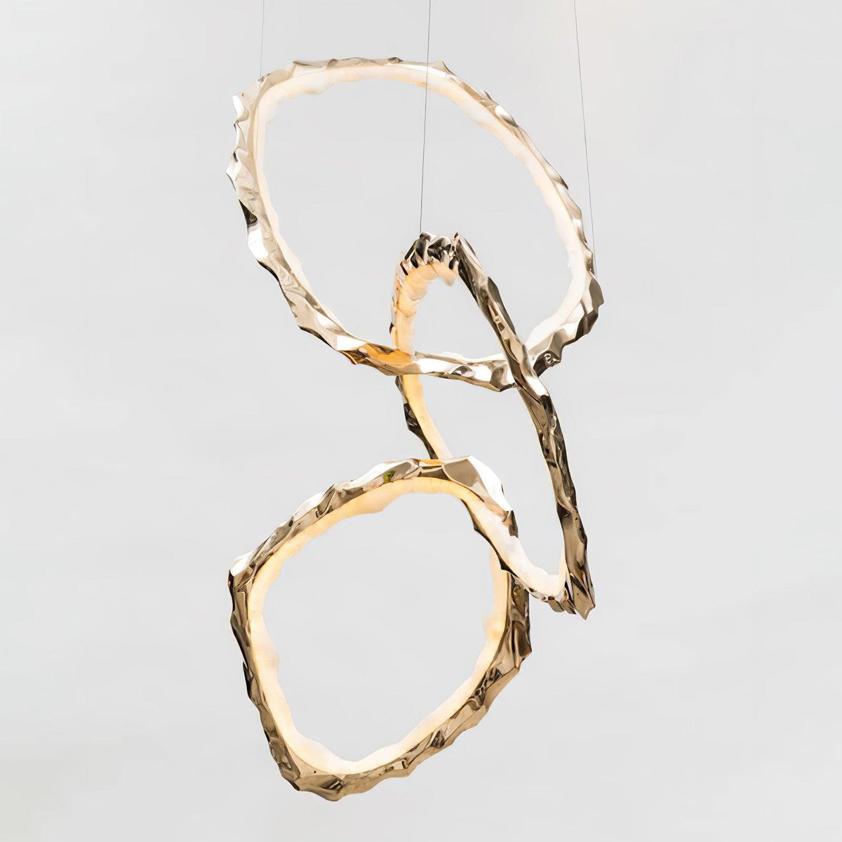 Aballs Cloud Rings Series candelabru din alamă