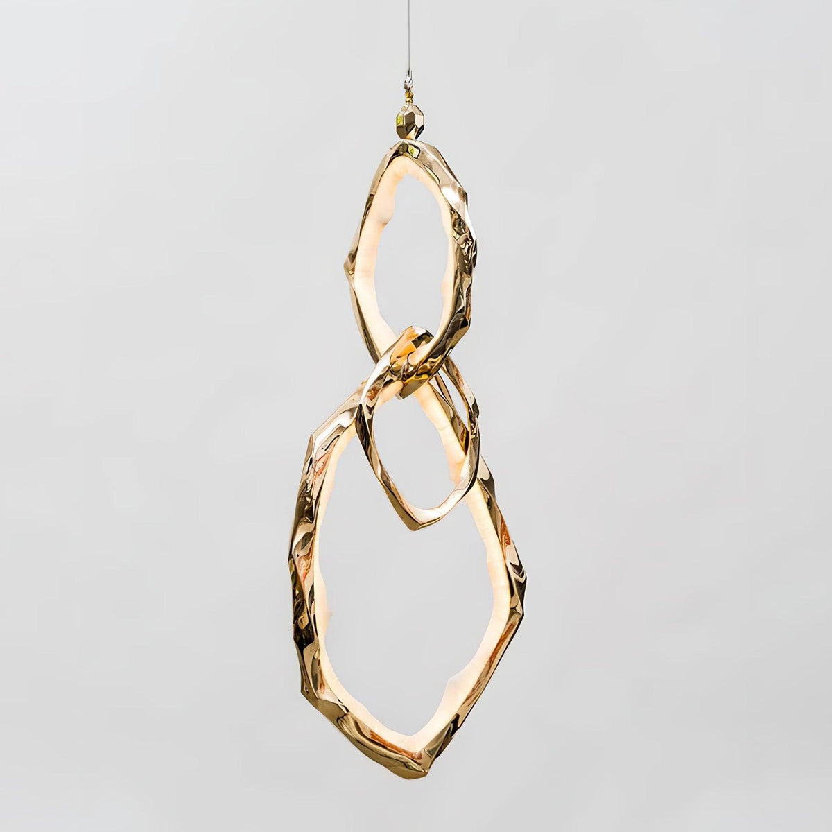 Aballs Cloud Rings Series candelabru din alamă