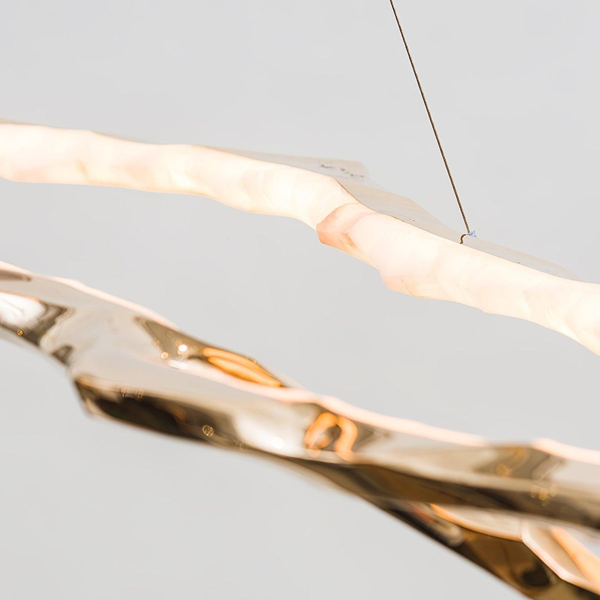 Aballs Cloud Rings Series candelabru din alamă