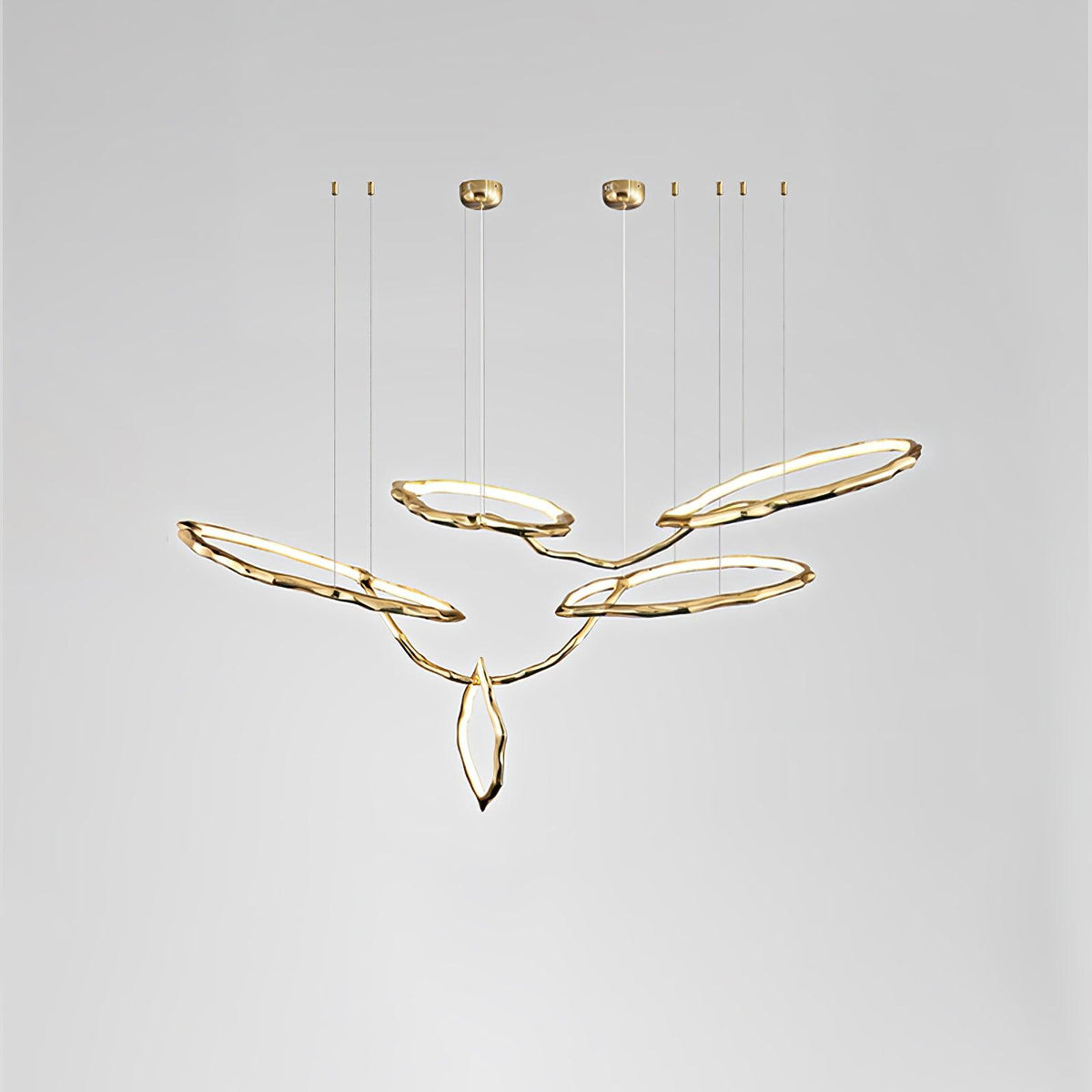 Aballs Cloud Rings Series candelabru din alamă