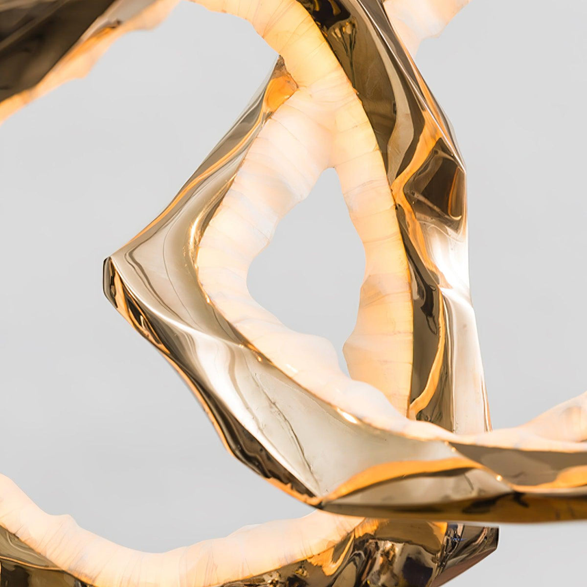 Aballs Cloud Rings Series candelabru din alamă
